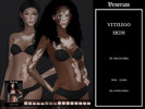 Sims 4 — Vitiligo Skin - Female - by Venerian by Venerian — 16 swatches Found in the skin detail category Teen to elder