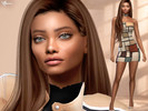 Sims 4 — Ninon Namour by _TRASRAS — Realistic Female Sim You can easily use her for storytelling, gameplay, or