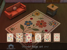 Sims 4 — Woven Rugs set one by Emerald — Woven rugs are crafted from high quality natural fibers like wool and suitable