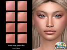 Sims 4 — Artisan Florist - Natural Blush by Layla — Female natural blush Previews and swatches made in CAS using HQ Mod