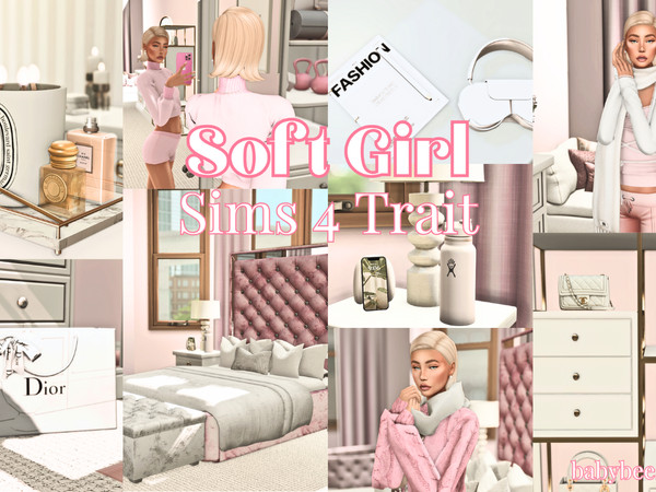 Sims 4 — Soft Girl - Trait by Babybeesimss — This Sim naturally gravitates toward an active, healthy lifestyle and