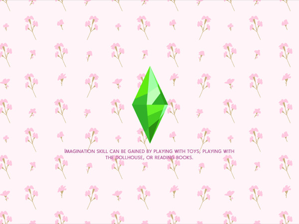 Sims 4 — Pink Floral Loading Screen by XChloe98 — Pastel Pink and Pink Flowers Loading Screen!