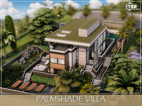 Sims 4 — Palmshade Villa by MychQQQ — Lot: 50x40