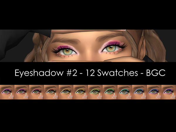 Sims 4 — Eyeshadow 2 - Meryhime by Meryhimee — Eyeshadow No. 2 soft and smooth eyeshadow designed to enhance your sim's