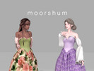 Sims 4 — princess gown by moorshum — - 30 swatches