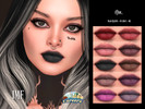Sims 4 — IMF Ryan Lipstick - Careers Tattoo Artist by IzzieMcFire — Ryan Lipstick contains 10 colors in hq texture.
