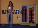 Sims 4 — Audrey double sided plaid jeans by MissValentine142 — 22 Shades