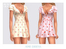 Sims 4 — Ami Dress by Black_Lily — YA, A, Teen