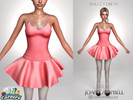 Sims 4 — BALLET DRESS by Joan_Campbell_Beauty_ — 8 swatches Custom thumbnail Original mesh