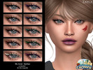 Sims 4 — The Artist - Eyeliner by Layla — Female eyeliner Previews and swatches made in CAS using HQ Mod HQ - BG