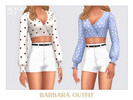 Sims 4 — Barbara Outfit by Black_Lily — YA, A, Teen