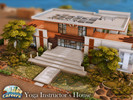 Sims 4 — Yoga Instructor's House l noCC by simZmora — A wellness-focused residence designed around calm, openness, and