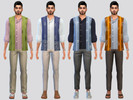 Sims 4 — Vest Kurta Shirt by McLayneSims — TSR EXCLUSIVE