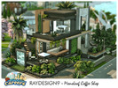 Sims 4 — MonoLeaf Coffee Shop (Cafe) by RayDesign9 — I build this lot in Windenburg, 20x30 lot size with 2 floors. This