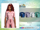 Sims 4 — Careers Nurse's T shirt Version 2 by Mona — -New mesh-