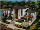 Sims 4 — MM Modern Home 1 by Merin_Martini — My Sims 4 lots some are inspired from random pictures that I found on the