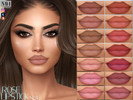 Sims 4 — Rose Lipstick by MagicHand — Matte lips in 20 colors - HQ Compatible.