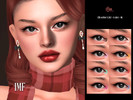 Sims 4 — IMF Ellis Eyeliner by IzzieMcFire — Ellis Eyeliner N.362 contains 8 colors in hq texture.