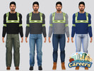 Sims 4 — Utility Worker Shirt by McLayneSims — TSR EXCLUSIVE