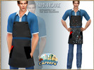 Sims 4 — MEN'S ARTIST'S APRON by Sims_House — MEN'S ARTIST'S APRON