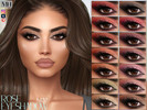 Sims 4 — Rose Eyeshadow by MagicHand — Smokey Glam Eye Makeup in 24 colors - HQ Compatible.