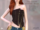 Sims 4 — Ivy Corset Without Shirt by astya96cc — 44 Swatches