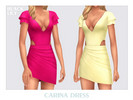 Sims 4 — Carina Dress by Black_Lily — YA, A, Teen