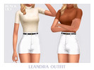 Sims 4 — Leandra Outfit by Black_Lily — YA, A, Teen