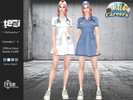 Sims 4 — CAREERS - TEMI - Nurse Outfit by Helsoseira — Style - Office hour, Nurse outfit with stethoscope
