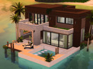 Sims 4 — Opal Shores - no cc by Jess0743 — A beach front home with functional ocean pool! This entire lot was created