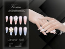 Sims 4 — Lunaria - Nail by VivianDang — - All new meshes