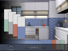 Sims 4 — Elongated Tiles by Emerald — Enhance your home with unique elongated shape tiles.