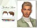 Sims 4 — Joshua Hair by Lewbertsn00tles — A wispy, textured crop hairstyle for male sims. Maxis Match