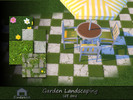 Sims 4 — Garden Landscaping set one by Emerald — Bring nature to your outdoor space with unique Eco terrain.