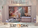 Sims 4 — Her Space - Mural 2 of 3 by Draven298 — This is my first go at murals and I have discovered that although having