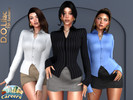 Sims 4 — Modern Office Muse Set by DOLilac — Includes: (Top + Bottom)