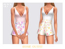 Sims 4 — Rosie Outfit by Black_Lily — YA, A, Teen