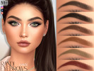 Sims 4 — Randi Eyebrows by MagicHand — Rounded brows in 13 colors - HQ Compatible.