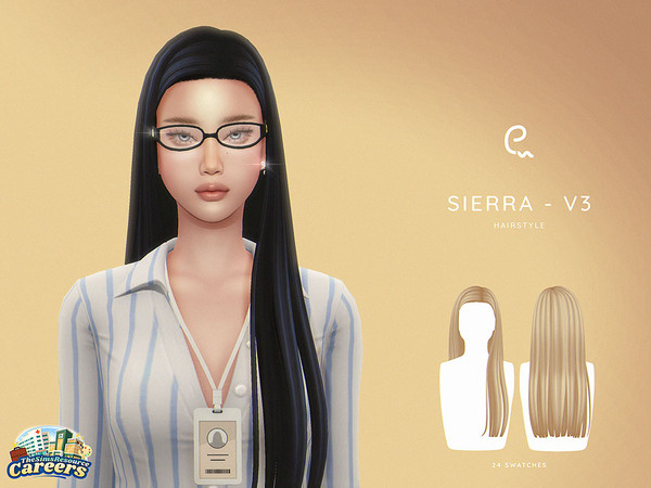 Sims 4 — Sierra Hairstyle - V3 by Enriques4 — New Mesh