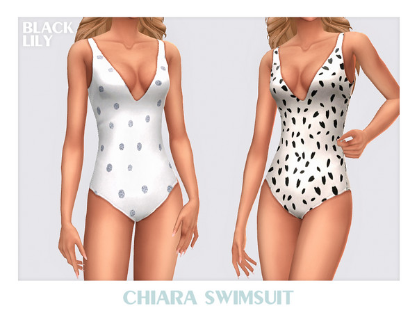 Sims 4 — Chiara Swimsuit by Black_Lily — YA, A, Teen