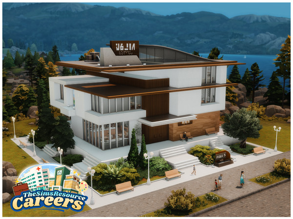 Sims 4 — MM Modern Library by Merin_Martini — My Sims 4 lots some are inspired from random pictures that I found on the