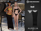 Sims 4 — Aurelia - Set by Beto_ae0 — A modern and stylish summer outfit for women, enjoy it!