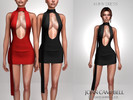 Sims 4 — KUMY DRESS by Joan_Campbell_Beauty_ — 9 swatches Custom thumbnail Original mesh