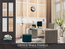 Sims 4 — Careers - Office Wall Panels by Rirann — Office Wall Panels