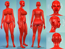 Sims 4 — Strawberry Skin by Lala_Sara — Skin that makes your sim look like a strawberry. It's only pips (and shadows) to