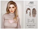 Sims 4 — Nadine Hairstyle - Style 3 by Ade_Darma — Nadine Hairstyle - Style 3 New Hair Mesh