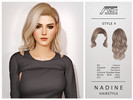 Sims 4 — Nadine Hairstyle - Style 4 by Ade_Darma — Nadine Hairstyle - Style 4 New Hair Mesh