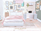 Sims 4 — Zailee Bedroom by BlusterSims — The Zailee Bedroom is a soft and airy retreat that blends cozy charm with modern