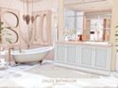 Sims 4 — Zailee Bathroom by BlusterSims — The Zailee Bathroom is a serene, spa-inspired retreat that blends soft natural
