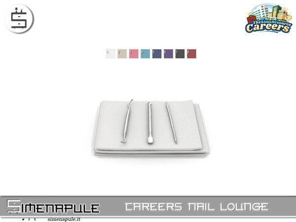 Sims 4 — [SeN4] Careers Nail Lounge - Manicure Tool Set by Simenapule — Careers Nail Lounge is a stylish nail salon set